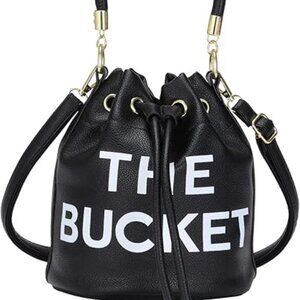 The Bucket Bag Leather Black #784